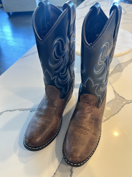 Cody James Other - Kids Two-Tone Brown and Navy Cowboy Boots